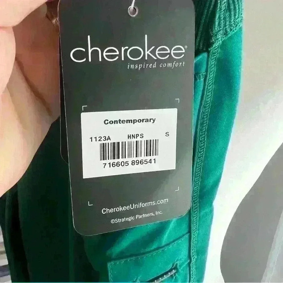 Cherokee Infinity Women’s Rib Knit Drawstring Waist Scrub Pant-Small - Picture 4 of 12